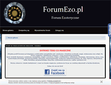Tablet Screenshot of forumezo.pl